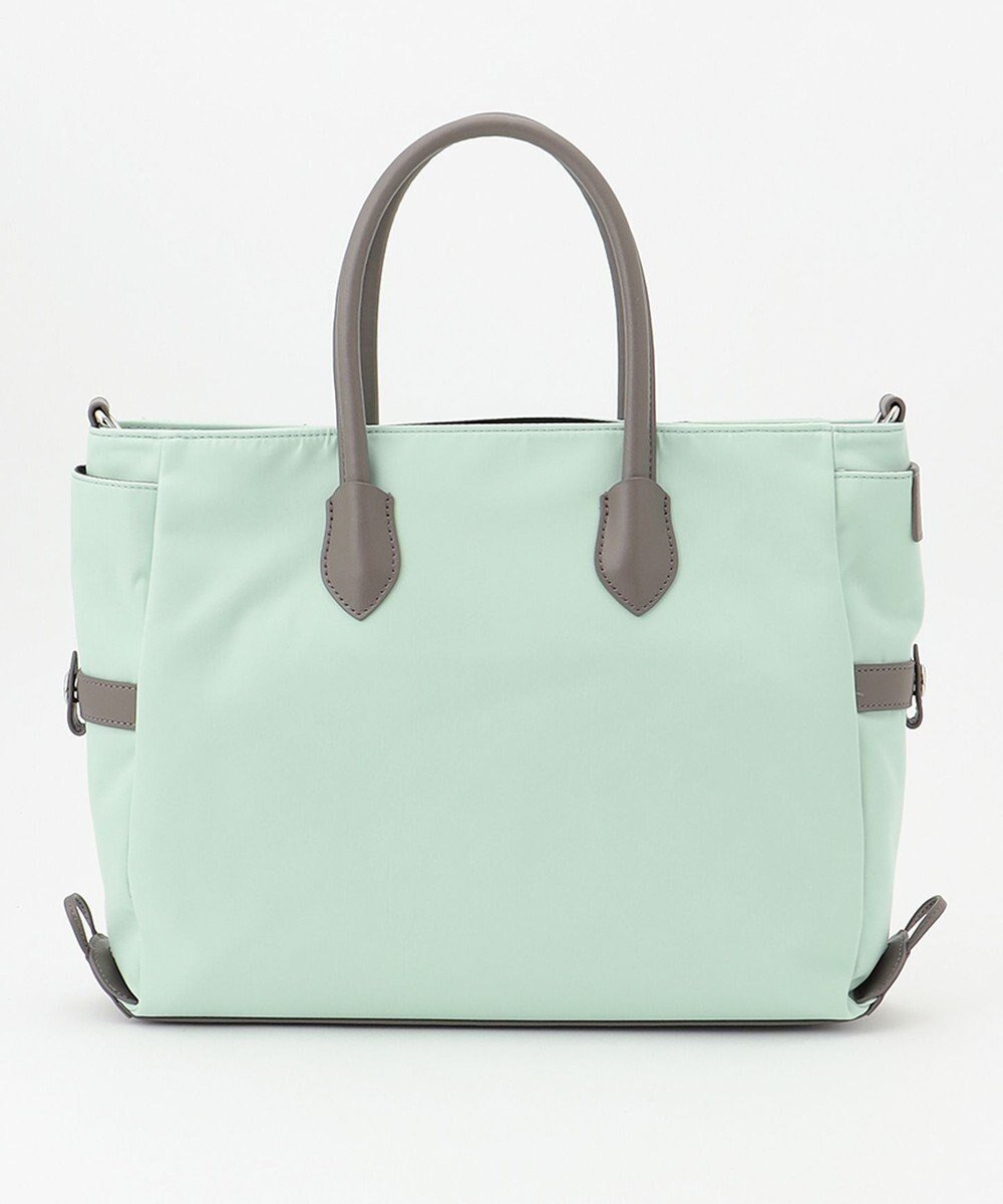 【イザック/Y'SACCS】のナイロン×リサイクルレザー ホック2WAYトート Sサイズ インテリア・キッズ・メンズ・レディースファッション・服の通販 founy(ファニー) ファッション Fashion レディースファッション Fashion for Women バッグ Bags シンプル Simple, Minimal スマート Smart, Elegant ポケット Pocket, Pocket Detail 定番 Standard, Basic Item ミント|ID: prp329100004806384 ipo3291000000034877466