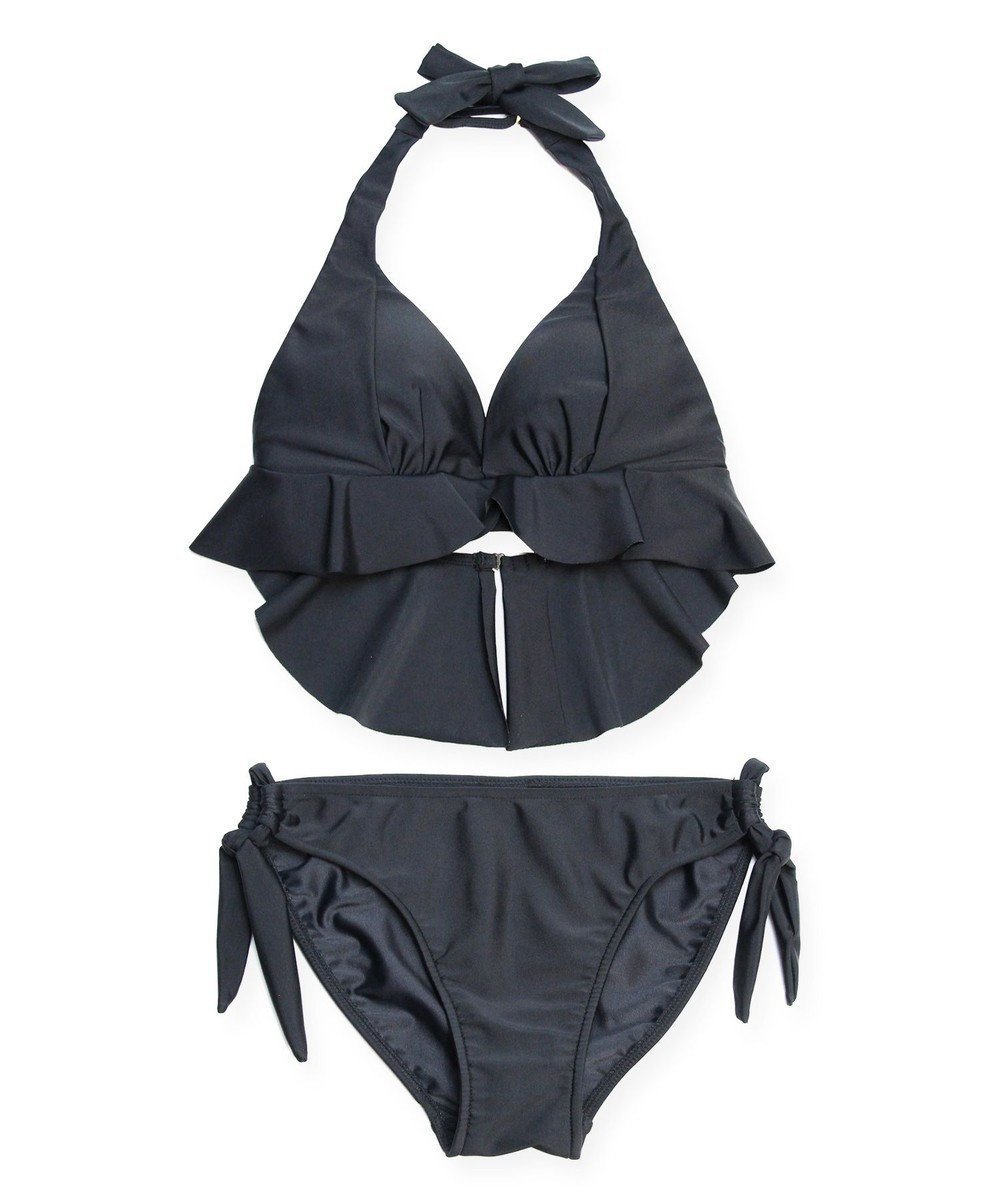 【三愛水着楽園/San-ai Resort】のナチュラルだけどしっかり盛れる【ナチュラルアップブラ】 ノンワイヤービキニ 7M・9M 【San-ai Resort(サンアイリゾート)】 インテリア・キッズ・メンズ・レディースファッション・服の通販 founy(ファニー) ファッション Fashion レディースファッション Fashion for Women 水着 Swimwear レディース水着・ビーチウェア Swimwear & Beachwear おすすめ Recommended / Our Picks アンダー Underwear Essentials ショーツ Shorts, Short Pants トレンド Trend, Trending Now ビキニ Bikini, Two-Piece Swimsuit フェミニン Feminine, Girly フリル Frill, Ruffle リボン Ribbon, Bow ワイヤー Wire, Wired Bra 夏 Summer S/S・春夏 SS, Spring/Summer, Warm Season 水着 Swimsuit, Swimwear A/W・秋冬 Autumn/Winter ブラック|ID: prp329100004806404 ipo3291000000034877620