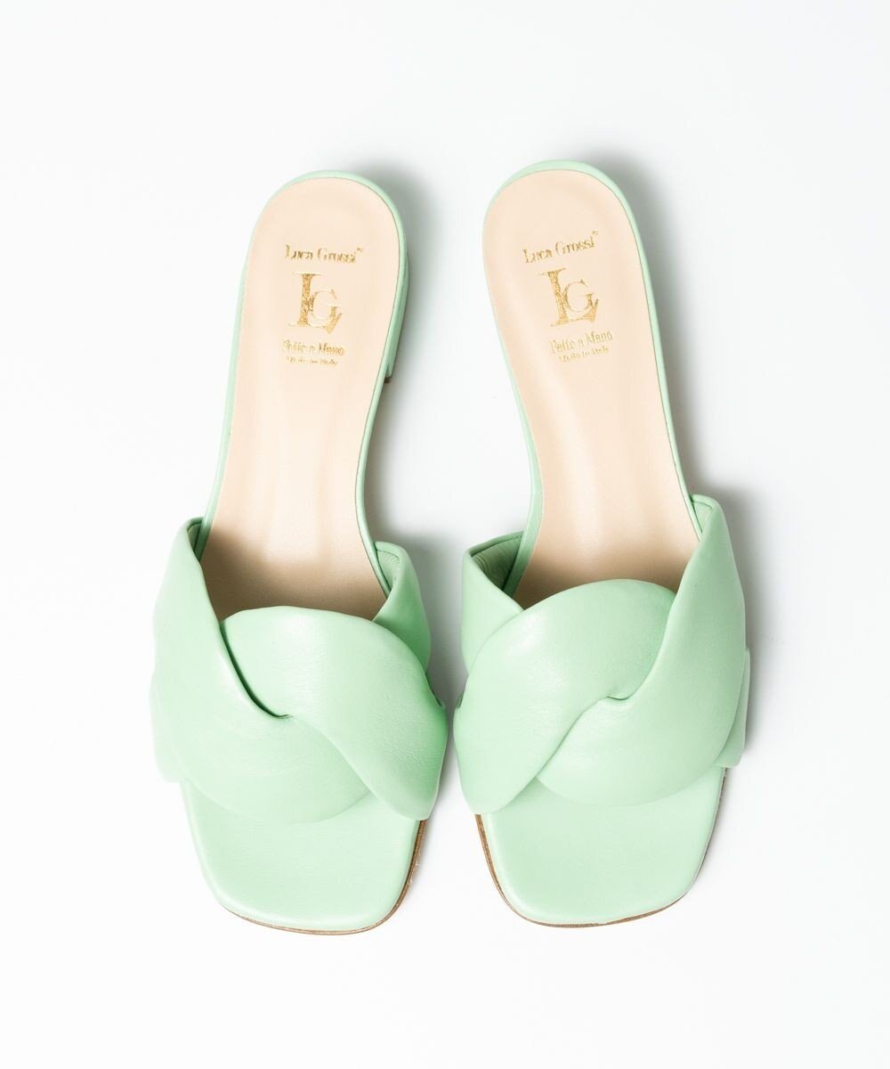 【ボントレ/BONTRE】の【LucaGrossi/ルカグロッシ】ウェービングサンダル インテリア・キッズ・メンズ・レディースファッション・服の通販 founy(ファニー) 　ファッション　Fashion　レディースファッション　Fashion for Women　イタリア　Italy　サンダル　Sandals, Summer Shoes　スラックス　Slacks, Dress Pants　トレンド　Trend, Trending Now　フィット　Fit, Slim Fit　ロング　Long, Long-Length　エレガント 上品　Elegant　夏　Summer　春　Spring　S/S・春夏　SS, Spring/Summer, Warm Season　ライトグリーン|ID: prp329100004806412 ipo3291000000034877711