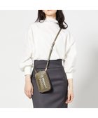 【ラ バガジェリー/LA BAGAGERIE】の【veganview】v piece mesh smartphone shoulder bag 人気、トレンドファッション・服の通販 founy(ファニー) ファッション Fashion レディースファッション Fashion for Women バッグ Bags 軽量 Lightweight, Ultra Light 定番 Standard, Basic Item ポケット Pocket, Pocket Detail メッシュ Mesh, Net Fabric モチーフ Motif, Design Theme スマホショルダーバッグ Smartphone Shoulder Bag thumbnail カーキ|ID: prp329100004806413 ipo3291000000034877727