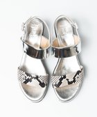 【ボントレ/BONTRE】の【LucaGrossi/ルカグロッシ】ダブルベルトサンダル パイソン|ID: prp329100004806415 ipo3291000000034877739