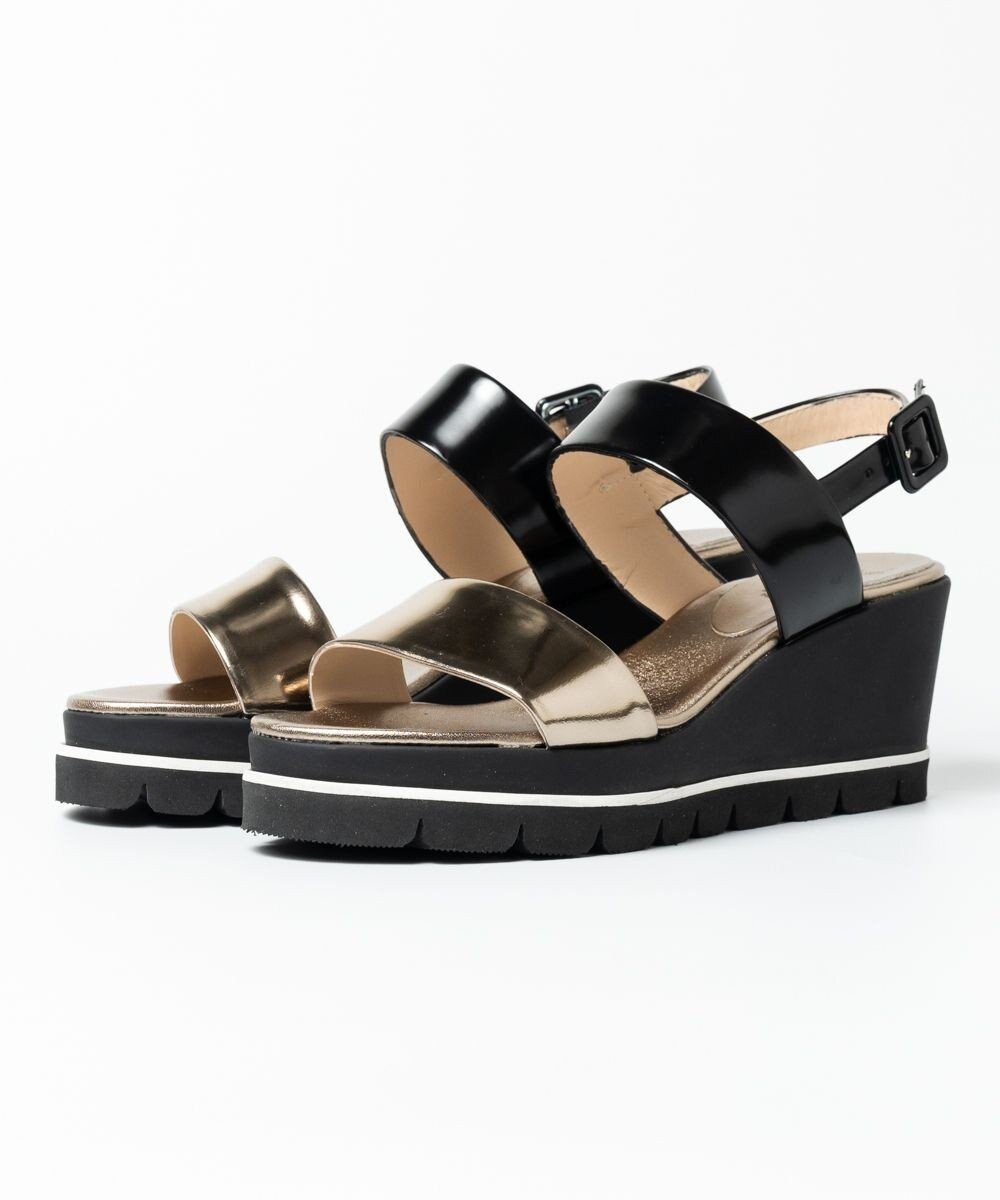 【ボントレ/BONTRE】の【LucaGrossi/ルカグロッシ】ダブルベルトサンダル インテリア・キッズ・メンズ・レディースファッション・服の通販 founy(ファニー) 　ファッション　Fashion　レディースファッション　Fashion for Women　ベルト&ウエストマーク　Belts & Waist Accessories　イタリア　Italy　サンダル　Sandals, Summer Shoes　シンプル　Simple, Minimal　フィット　Fit, Slim Fit　リラックス　Relax, Relaxed Fit　エレガント 上品　Elegant　厚底　Platform Shoes　夏　Summer　春　Spring　S/S・春夏　SS, Spring/Summer, Warm Season　ゴールド|ID: prp329100004806415 ipo3291000000034877742