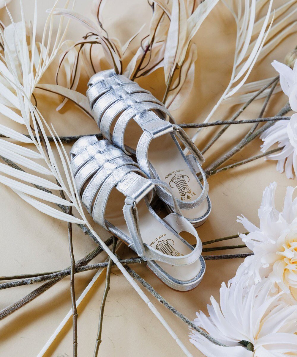 【ボントレ/BONTRE】の【BONTRE/ボントレ】バックストラップ付グルカサンダル/20402-RS インテリア・キッズ・メンズ・レディースファッション・服の通販 founy(ファニー) 　ファッション　Fashion　レディースファッション　Fashion for Women　バッグ　Bags　おすすめ　Recommended / Our Picks　サンダル　Sandals, Summer Shoes　ソックス　Socks, Hosiery　トレンド　Trend, Trending Now　夏　Summer　春　Spring　S/S・春夏　SS, Spring/Summer, Warm Season　シルバー|ID: prp329100004807577 ipo3291000000034887285