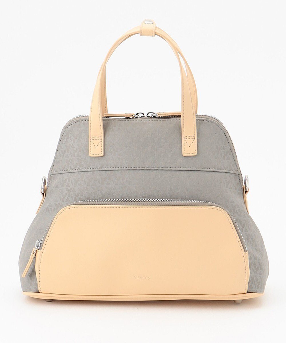 【イザック/Y'SACCS】のモノグラムジャカード ハーフムーン2WAYトート インテリア・キッズ・メンズ・レディースファッション・服の通販 founy(ファニー) ファッション Fashion レディースファッション Fashion for Women バッグ Bags ジャカード/ジャガード Jacquard, Woven Pattern スマホ Smartphone, Mobile Device スマート Smart, Elegant 財布 Wallet, Purse 手帳 Planner, Notebook ハンカチ Handkerchief, Hanky ハーフ Half, Half-Length ポケット Pocket, Pocket Detail ポーチ Pouch, Small Case マグネット Magnet, Magnetic Closure モチーフ Motif, Design Theme エレガント 上品 Elegant グレージュ|ID: prp329100004807579 ipo3291000000034887293