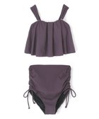 【三愛水着楽園/San-ai Resort】のワンピ見えハイウエストビキニ 9M・11L 【San-ai Resort(サンアイリゾート)】 人気、トレンドファッション・服の通販 founy(ファニー) ファッション Fashion レディースファッション Fashion for Women 水着 Swimwear レディース水着・ビーチウェア Swimwear & Beachwear ギャザー Gathered, Ruffled ショーツ Shorts, Short Pants ストレッチ Stretch, Stretchy Fabric セパレート Separate, Two-Piece フレア Flare, Flared ラップ Wrap, Wrap Design リラックス Relax, Relaxed Fit 夏 Summer S/S・春夏 SS, Spring/Summer, Warm Season 水着 Swimsuit, Swimwear A/W・秋冬 Autumn/Winter thumbnail グレー|ID: prp329100004807584 ipo3291000000034887315