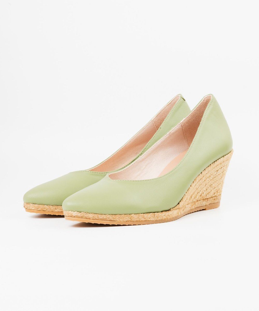 【ガイモ/gaimo】の【GAIMO/ガイモ】Vカットエスパドリーユパンプス インテリア・キッズ・メンズ・レディースファッション・服の通販 founy(ファニー) ファッション Fashion レディースファッション Fashion for Women シューズ Shoes, Footwear ハンド Hand, Handmade 夏 Summer 春 Spring S/S・春夏 SS, Spring/Summer, Warm Season グリーン|ID: prp329100004807589 ipo3291000000034887335