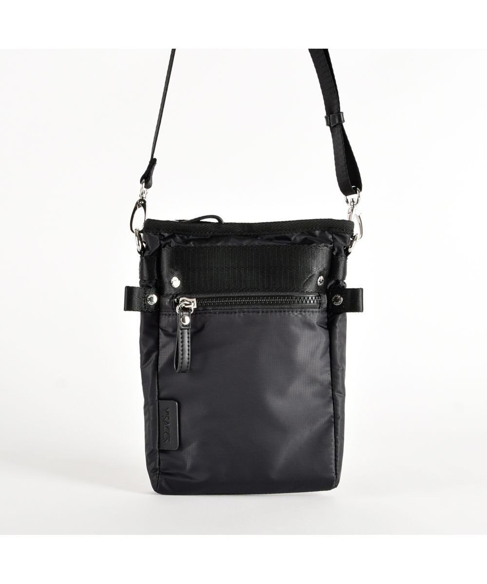 【イザック/Y'SACCS】のテープデザインポシェット インテリア・キッズ・メンズ・レディースファッション・服の通販 founy(ファニー) ファッション Fashion レディースファッション Fashion for Women コンパクト Compact, Small Size 軽量 Lightweight, Ultra Light スマート Smart, Elegant タフタ Taffeta, Structured Fabric トラベル Travel, Travel Gear フォルム Silhouette, Form ポケット Pocket, Pocket Detail 旅行 Travel ビジネス 仕事 通勤 Business / Work / Commuting ブラック|ID: prp329100004807607 ipo3291000000034887416