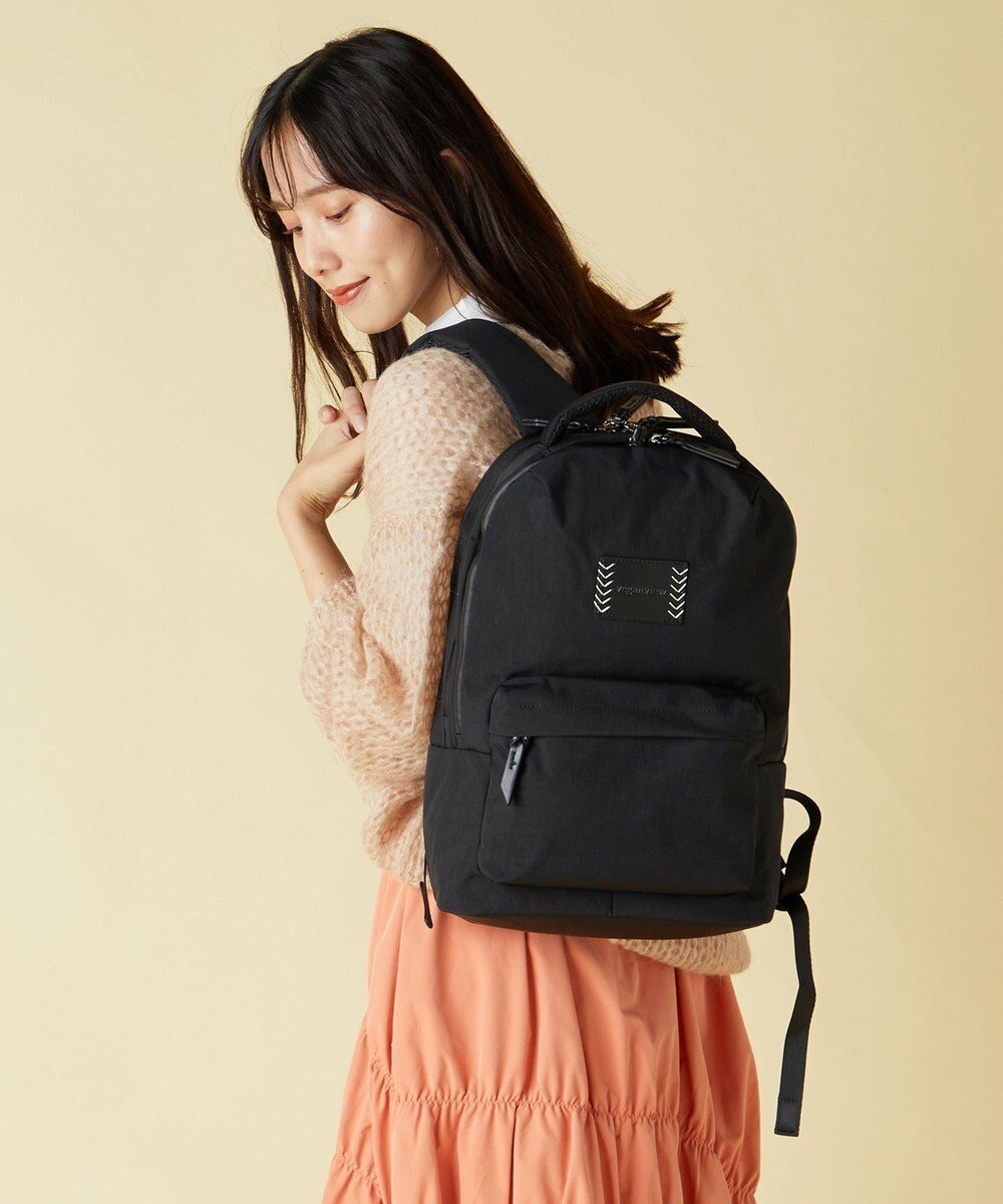 【ラ バガジェリー/LA BAGAGERIE】の【veganview】crinkle nylon backpack Msize インテリア・キッズ・メンズ・レディースファッション・服の通販 founy(ファニー) ファッション Fashion レディースファッション Fashion for Women バッグ Bags クッション Cushion, Throw Pillow ショルダー Shoulder, Shoulder Strap スリーブ Sleeve, Long Sleeve / Short Sleeve 定番 Standard, Basic Item ポケット Pocket, Pocket Detail リュック Backpack, Rucksack ワーク Workwear, Utility Style ビジネス 仕事 通勤 Business / Work / Commuting ブラック|ID: prp329100004807613 ipo3291000000034887475