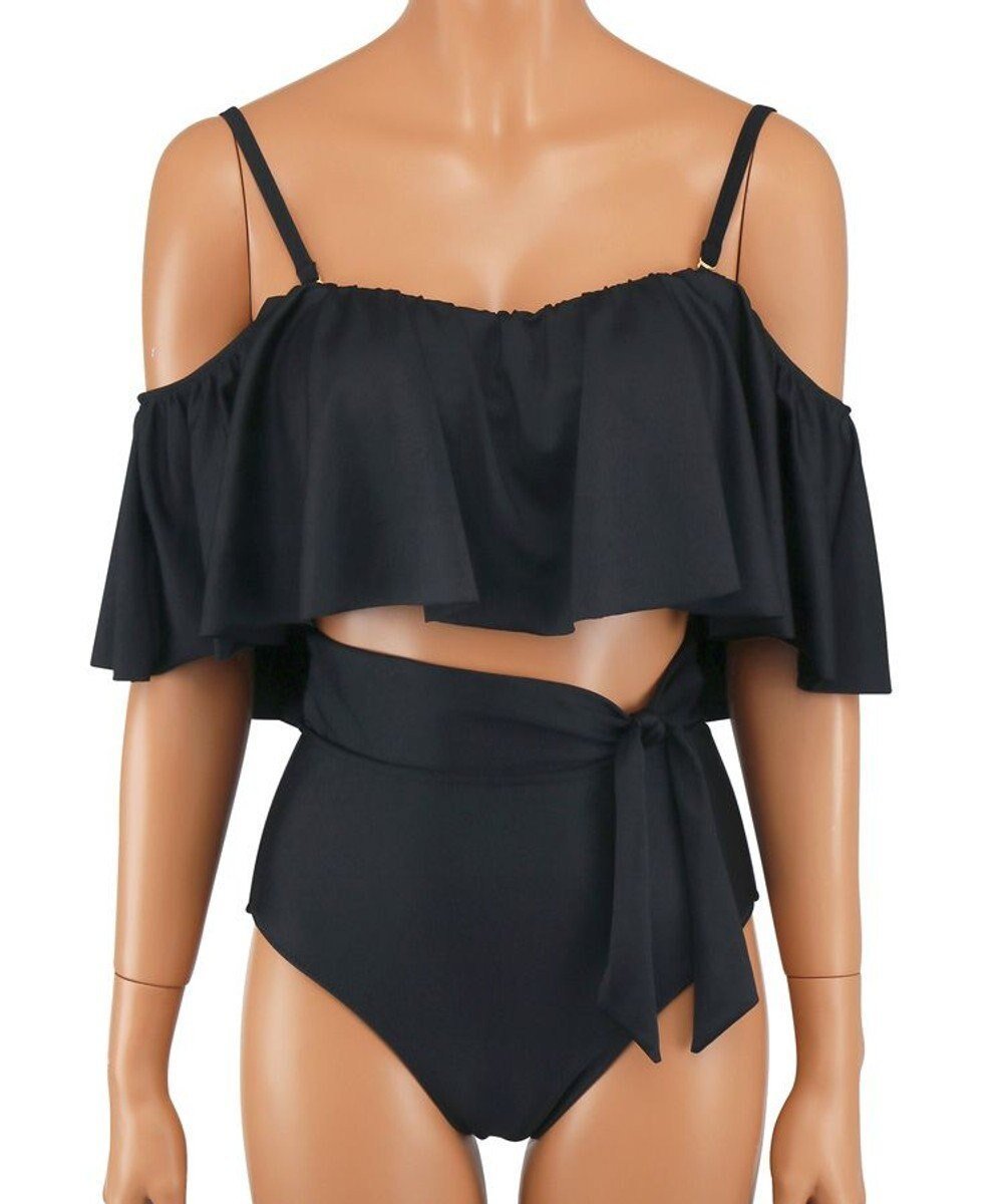 【三愛水着楽園/San-ai Resort】のグラマラスフィット ワイヤーブラ 9D-M 【San-ai Resort(サンアイリゾート)】 インテリア・キッズ・メンズ・レディースファッション・服の通販 founy(ファニー) 　ファッション　Fashion　レディースファッション　Fashion for Women　水着　Swimwear　レディース水着・ビーチウェア　Swimwear & Beachwear　アシンメトリー　Asymmetrical Style　ショーツ　Shorts, Short Pants　ビキニ　Bikini, Two-Piece Swimsuit　フリル　Frill, Ruffle　リボン　Ribbon, Bow　ワイヤー　Wire, Wired Bra　夏　Summer　定番　Standard, Basic Item　S/S・春夏　SS, Spring/Summer, Warm Season　水着　Swimsuit, Swimwear　A/W・秋冬　Autumn/Winter　ブラック|ID: prp329100004807640 ipo3291000000034887666