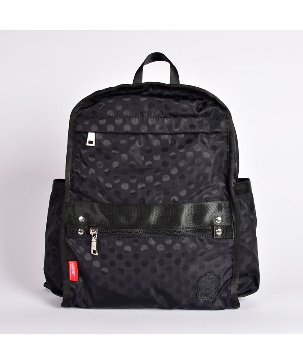 【イザック/Y'SACCS】の【PEANUTSコラボ】SNOOPY(スヌーピー) Polka Dots デイパック インテリア・キッズ・メンズ・レディースファッション・服の通販 founy(ファニー) ファッション Fashion レディースファッション Fashion for Women バッグ Bags コラボ Collaboration, Collab ジャカード/ジャガード Jacquard, Woven Pattern デイパック Daypack, Casual Backpack ドット Polka Dot, Dot Pattern パッチ Patch, Appliqué ポケット Pocket, Pocket Detail リュック Backpack, Rucksack ビジネス 仕事 通勤 Business / Work / Commuting ブラック|ID: prp329100004807645 ipo3291000000034887695