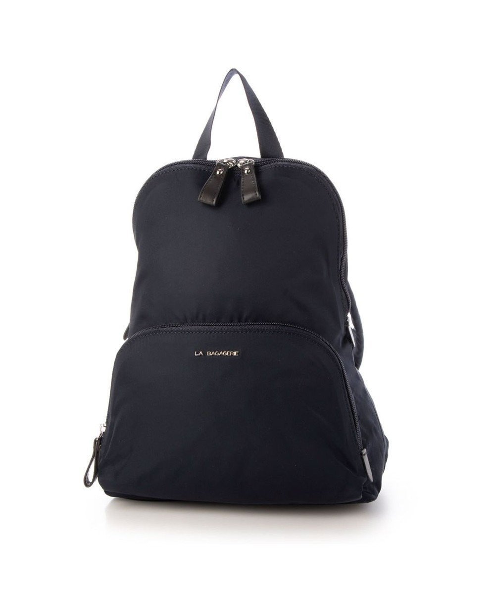 【ラ バガジェリー/LA BAGAGERIE】のナイロン×リサイクルレザー ミニリュック インテリア・キッズ・メンズ・レディースファッション・服の通販 founy(ファニー) ファッション Fashion レディースファッション Fashion for Women バッグ Bags ポケット Pocket, Pocket Detail リュック Backpack, Rucksack 定番 Standard, Basic Item 旅行 Travel ネイビー|ID: prp329100004807648 ipo3291000000034887720