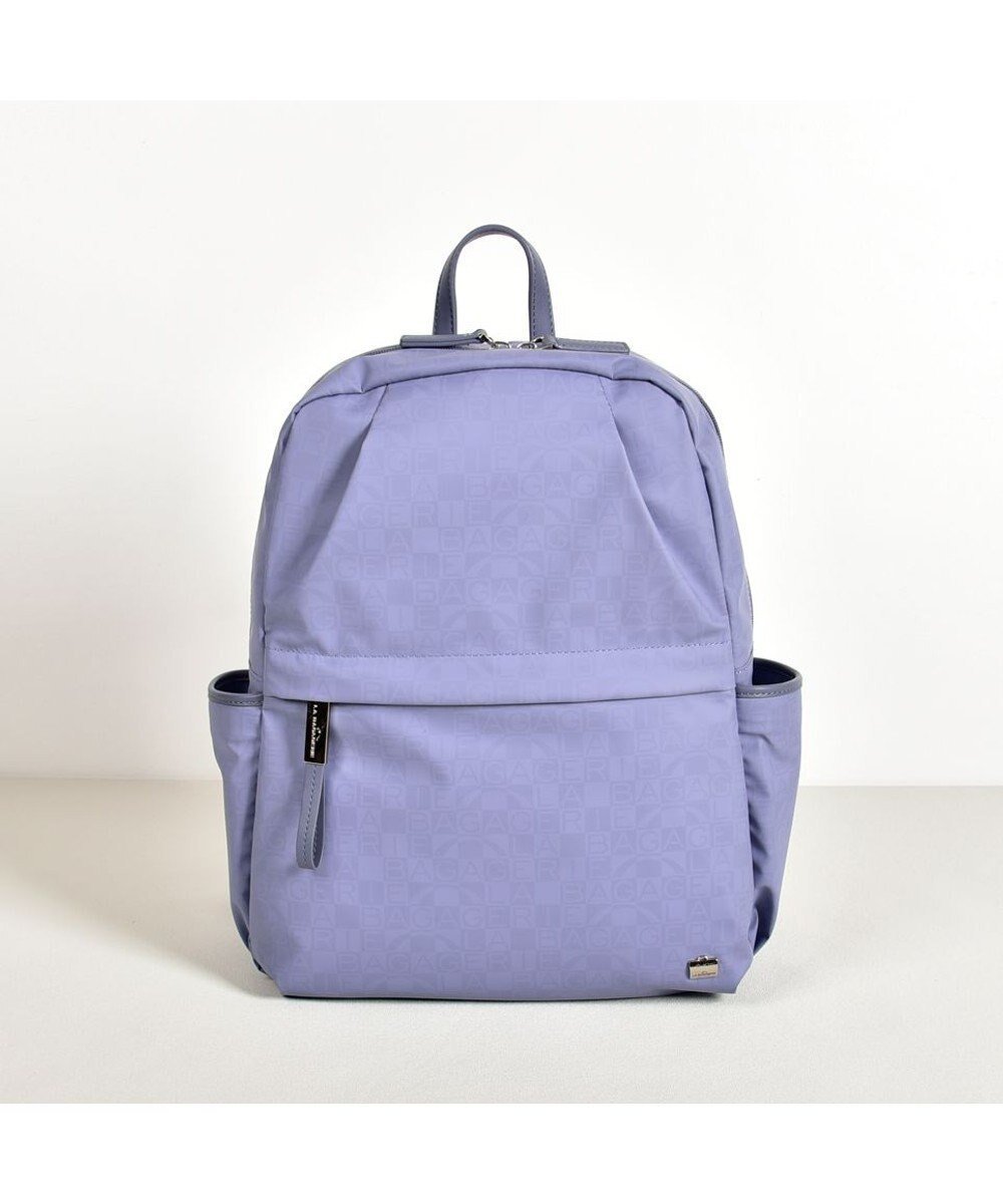【ラ バガジェリー/LA BAGAGERIE】のモノグラムデイリーバックパック インテリア・キッズ・メンズ・レディースファッション・服の通販 founy(ファニー) 　ファッション　Fashion　レディースファッション　Fashion for Women　バッグ　Bags　おすすめ　Recommended / Our Picks　トラベル　Travel, Travel Gear　プリント　Print, Printed Pattern　ポケット　Pocket, Pocket Detail　リュック　Backpack, Rucksack　ビジネス 仕事 通勤　Business / Work / Commuting　ブルー|ID: prp329100004807652 ipo3291000000034887765