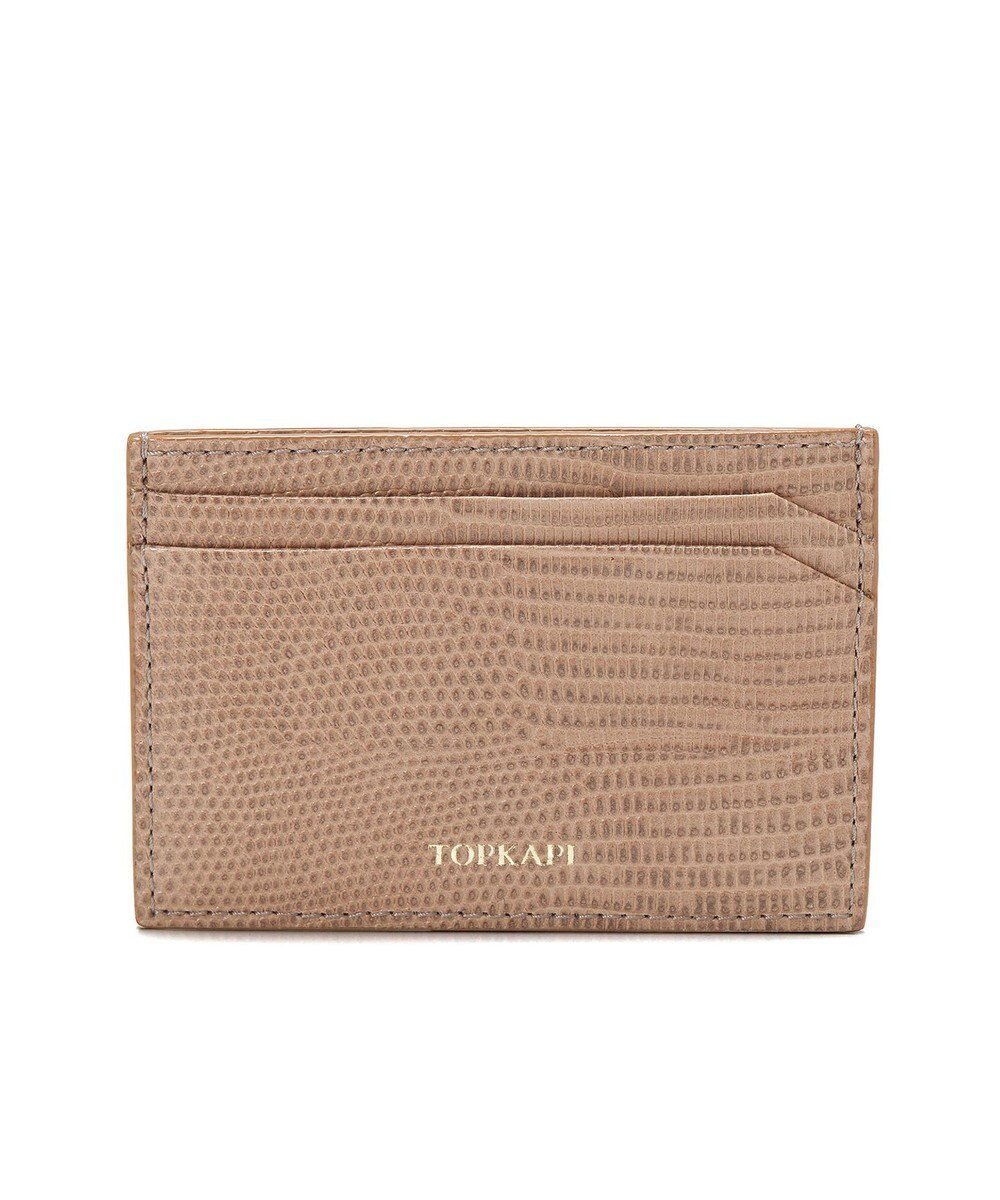 【トプカピ/TOPKAPI】の【TOPKAPI】イタリアンレザー リザード型押し パスケース LUCIA ルチア インテリア・キッズ・メンズ・レディースファッション・服の通販 founy(ファニー) ファッション Fashion レディースファッション Fashion for Women ミニ財布・二つ折り財布 Wallets & Card Cases イタリア Italy エレガント 上品 Elegant シンプル Simple, Minimal スマート Smart, Elegant スリム Slim, Slim Fit ポケット Pocket, Pocket Detail ワンポイント One Point, Statement Accent 人気 Popular, Best Seller 財布 Wallet, Purse グレージュ|ID: prp329100004807659 ipo3291000000034887820