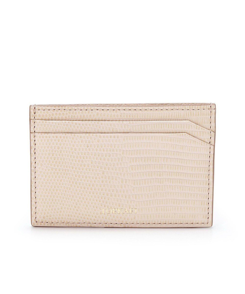 【トプカピ/TOPKAPI】の【TOPKAPI】イタリアンレザー リザード型押し パスケース LUCIA ルチア インテリア・キッズ・メンズ・レディースファッション・服の通販 founy(ファニー) ファッション Fashion レディースファッション Fashion for Women ミニ財布・二つ折り財布 Wallets & Card Cases イタリア Italy エレガント 上品 Elegant シンプル Simple, Minimal スマート Smart, Elegant スリム Slim, Slim Fit ポケット Pocket, Pocket Detail ワンポイント One Point, Statement Accent 人気 Popular, Best Seller 財布 Wallet, Purse ペールベージュ|ID: prp329100004807659 ipo3291000000034887821