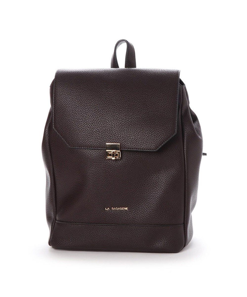 【ラ バガジェリー/LA BAGAGERIE】の金具アクセントリュック インテリア・キッズ・メンズ・レディースファッション・服の通販 founy(ファニー) ファッション Fashion レディースファッション Fashion for Women バッグ Bags エレガント 上品 Elegant ジップ Zip, Zipper フロント Front, Front Design ポケット Pocket, Pocket Detail リュック Backpack, Rucksack チョコ|ID: prp329100004807668 ipo3291000000034887886