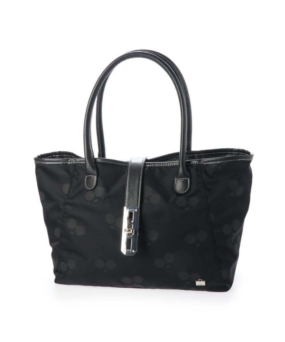 【ラ バガジェリー/LA BAGAGERIE】のLA BAGAGERIE × a-jolie コラボ ひねり金具おむすびトート インテリア・キッズ・メンズ・レディースファッション・服の通販 founy(ファニー) ファッション Fashion レディースファッション Fashion for Women バッグ Bags コラボ Collaboration, Collab シンプル Simple, Minimal プリント Print, Printed Pattern 人気 Popular, Best Seller 定番 Standard, Basic Item ブラック|ID: prp329100004807671 ipo3291000000034887909