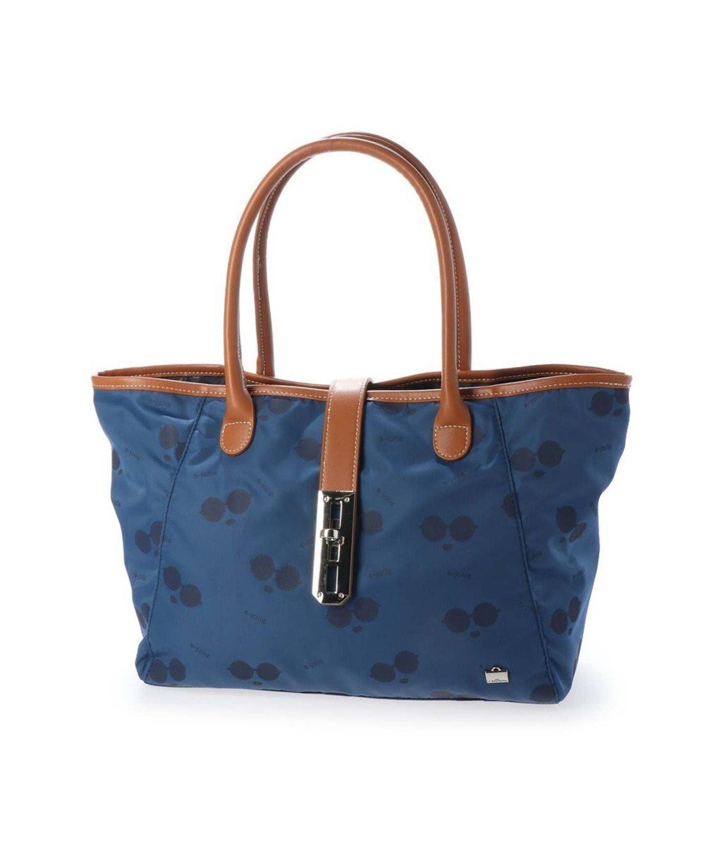 【ラ バガジェリー/LA BAGAGERIE】のLA BAGAGERIE × a-jolie コラボ ひねり金具おむすびトート インテリア・キッズ・メンズ・レディースファッション・服の通販 founy(ファニー) ファッション Fashion レディースファッション Fashion for Women バッグ Bags コラボ Collaboration, Collab シンプル Simple, Minimal プリント Print, Printed Pattern 人気 Popular, Best Seller 定番 Standard, Basic Item ネイビー|ID: prp329100004807671 ipo3291000000034887913