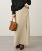 【クラフトスタンダードブティック/CRAFT STANDARD BOUTIQUE】のラップ風Iラインスカート 人気、トレンドファッション・服の通販 founy(ファニー) ファッション Fashion レディースファッション Fashion for Women スカート Skirts フィット Fit, Slim Fit ポケット Pocket, Pocket Detail ラップ Wrap, Wrap Design エレガント 上品 Elegant A/W・秋冬 Autumn/Winter thumbnail Light Beige|ID: prp329100004807685 ipo3291000000034888026