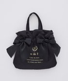 【メゾンドフルール/Maison de FLEUR】のクリアダブルリボン2Wayトート 人気、トレンドファッション・服の通販 founy(ファニー) ファッション Fashion レディースファッション Fashion for Women バッグ Bags thumbnail Black|ID: prp329100004807695 ipo3291000000034888135