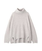 【イェッカ ヴェッカ/YECCA VECCA】のスリットタートルネックニット 人気、トレンドファッション・服の通販 founy(ファニー) ファッション Fashion レディースファッション Fashion for Women トップス・カットソー Cut & Sew Tops ニット Knit Tops & Sweaters タートルネック・ハイネックトップス Turtlenecks & High-Neck Tops ジャケット Jacket, Outerwear スリット Slit, Slit Detail セーター Sweater, Knitwear タイトスカート Pencil Skirt, Tight Skirt タートルネック Turtleneck, High Neck バランス Balance, Style Balance プリーツ Pleats, Pleated ボトム Bottoms, Lower Wear ポケット Pocket, Pocket Detail ワイド Wide, Wide Fit 冬 Winter / This Winter A/W・秋冬 Autumn/Winter thumbnail Light Gray|ID: prp329100004807704 ipo3291000000034888280