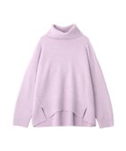 【イェッカ ヴェッカ/YECCA VECCA】のスリットタートルネックニット 人気、トレンドファッション・服の通販 founy(ファニー) ファッション Fashion レディースファッション Fashion for Women トップス・カットソー Cut & Sew Tops ニット Knit Tops & Sweaters タートルネック・ハイネックトップス Turtlenecks & High-Neck Tops ジャケット Jacket, Outerwear スリット Slit, Slit Detail セーター Sweater, Knitwear タイトスカート Pencil Skirt, Tight Skirt タートルネック Turtleneck, High Neck バランス Balance, Style Balance プリーツ Pleats, Pleated ボトム Bottoms, Lower Wear ポケット Pocket, Pocket Detail ワイド Wide, Wide Fit 冬 Winter / This Winter A/W・秋冬 Autumn/Winter thumbnail Lavender|ID: prp329100004807704 ipo3291000000034888291