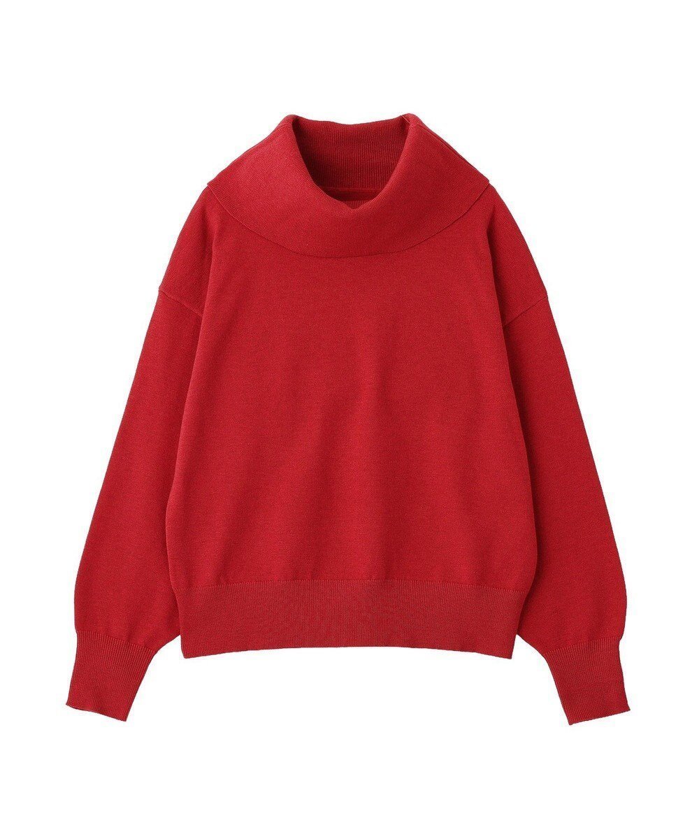 【イェッカ ヴェッカ/YECCA VECCA】のオフタートルネックニット インテリア・キッズ・メンズ・レディースファッション・服の通販 founy(ファニー) 　ファッション　Fashion　レディースファッション　Fashion for Women　トップス・カットソー　Cut & Sew Tops　ニット　Knit Tops & Sweaters　タートルネック・ハイネックトップス　Turtlenecks & High-Neck Tops　セーター　Sweater, Knitwear　ベーシック　Basic, Essential　ポケット　Pocket, Pocket Detail　定番　Standard, Basic Item　A/W・秋冬　Autumn/Winter　ビジネス 仕事 通勤　Business / Work / Commuting　Red|ID: prp329100004807705 ipo3291000000034888309