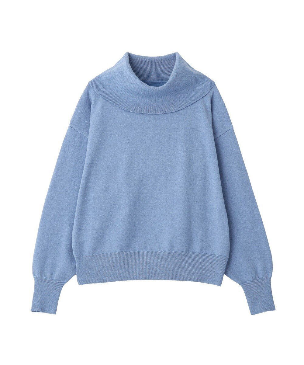 【イェッカ ヴェッカ/YECCA VECCA】のオフタートルネックニット インテリア・キッズ・メンズ・レディースファッション・服の通販 founy(ファニー) 　ファッション　Fashion　レディースファッション　Fashion for Women　トップス・カットソー　Cut & Sew Tops　ニット　Knit Tops & Sweaters　タートルネック・ハイネックトップス　Turtlenecks & High-Neck Tops　セーター　Sweater, Knitwear　ベーシック　Basic, Essential　ポケット　Pocket, Pocket Detail　定番　Standard, Basic Item　A/W・秋冬　Autumn/Winter　ビジネス 仕事 通勤　Business / Work / Commuting　Blue|ID: prp329100004807705 ipo3291000000034888312