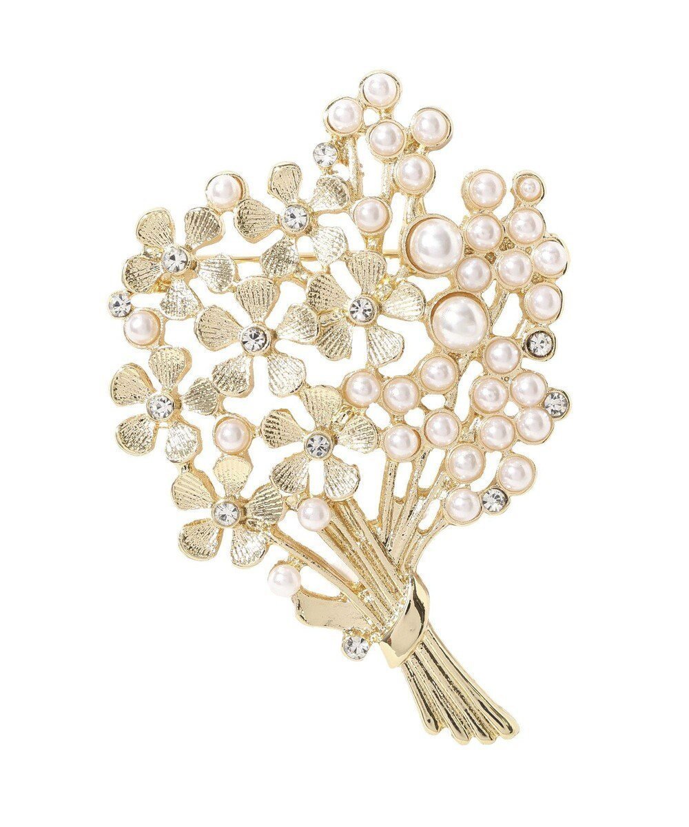 【イェッカ ヴェッカ/YECCA VECCA】のパールブーケブローチ インテリア・キッズ・メンズ・レディースファッション・服の通販 founy(ファニー) ファッション Fashion レディースファッション Fashion for Women おすすめ Recommended / Our Picks アクセサリー Fashion Accessories シンプル Simple, Minimal ジャケット Jacket, Outerwear ストール Stole, Wrap パール Pearl, Pearl Accent ブローチ Brooch, Pin Brooch モチーフ Motif, Design Theme ワンポイント One Point, Statement Accent エレガント 上品 Elegant Gold|ID: prp329100004807708 ipo3291000000034888327