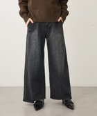 【クラフトスタンダードブティック/CRAFT STANDARD BOUTIQUE】の裏起毛デニムワイドストレートパンツ 人気、トレンドファッション・服の通販 founy(ファニー) ファッション Fashion レディースファッション Fashion for Women パンツ Pants & Trousers デニムパンツ・ジーンズ・美脚デニム Denim Jeans & Pants インディゴ Indigo Denim 洗える Machine Washable 切替 Switching, Contrast Panel ストレッチ Stretch, Stretchy Fabric ストレート Straight, Straight Cut スニーカー Sneakers, Trainers ダウン Down, Puffer デニム Denim, Jeans Material フィット Fit, Slim Fit ボトム Bottoms, Lower Wear ポケット Pocket, Pocket Detail ロング Long, Long-Length ワイド Wide, Wide Fit 冬 Winter / This Winter A/W・秋冬 Autumn/Winter エレガント 上品 Elegant ビジネス 仕事 通勤 Business / Work / Commuting thumbnail Black|ID: prp329100004807722 ipo3291000000034888370