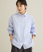 【クラフトスタンダードブティック/CRAFT STANDARD BOUTIQUE】のレギュラーカラーオーバーサイズシャツ 人気、トレンドファッション・服の通販 founy(ファニー) ファッション Fashion レディースファッション Fashion for Women トップス・カットソー Cut & Sew Tops シャツ・ブラウス・オフィスカジュアル Elegant Blouses & Button-Ups カッティング Cutting Detail カーディガン Cardigan, Knitwear スウェット / スエット Sweatshirt, Sweatwear ストライプ Stripe, Striped Pattern スポーティ Sporty, Casual Athletic タートル Turtleneck, Turtle Collar 定番 Standard, Basic Item プリーツ Pleats, Pleated ボックス Boxy, Box Shape ポケット Pocket, Pocket Detail ミックス Mix, Mixed Style ラウンド Round, Round Neck リラックス Relax, Relaxed Fit レギュラー Regular, Standard Fit ロング Long, Long-Length A/W・秋冬 Autumn/Winter おすすめ Recommended / Our Picks thumbnail Light Blue|ID: prp329100004807723 ipo3291000000034888373