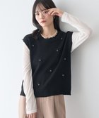 【アースミュージックアンドエコロジー/earth music&ecology】のフラワーモチーフニットベスト 人気、トレンドファッション・服の通販 founy(ファニー) ファッション Fashion レディースファッション Fashion for Women アウター Coat / Outerwear Collection トップス・カットソー Cut & Sew Tops ニット Knit Tops & Sweaters ベスト&ジレ / 重ね着スタイル Vests & Gilets 花柄・フラワープリント・モチーフ Floral Prints & Motifs / Flower Pattern Tops おすすめ Recommended / Our Picks チュール Tulip, Tulip Motif トレンド Trend, Trending Now フェミニン Feminine, Girly フォルム Silhouette, Form ベスト Vest, Waistcoat ポケット Pocket, Pocket Detail モチーフ Motif, Design Theme レーシー Lacy, Lace-Like ロング Long, Long-Length A/W・秋冬 Autumn/Winter thumbnail Black|ID: prp329100004807726 ipo3291000000034888386
