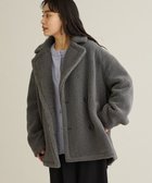 【クラフトスタンダードブティック/CRAFT STANDARD BOUTIQUE】のダブルボアミディコート 人気、トレンドファッション・服の通販 founy(ファニー) ファッション Fashion レディースファッション Fashion for Women アウター Coat / Outerwear Collection コート・ロングコート・ピーコート Long Coats, Peacoats & More レディースジャケット・軽アウター Jackets インナー Innerwear ジャケット Jacket, Outerwear スニーカー Sneakers, Trainers ダブル Double, Double-Breasted デニム Denim, Jeans Material ボックス Boxy, Box Shape ポケット Pocket, Pocket Detail 防寒 Cold Protection, Winter-Ready モコモコ Fuzzy, Fluffy リラックス Relax, Relaxed Fit A/W・秋冬 Autumn/Winter エレガント 上品 Elegant thumbnail Gray|ID: prp329100004807730 ipo3291000000034888398