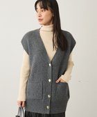 【クラフトスタンダードブティック/CRAFT STANDARD BOUTIQUE】のVネックオーバーサイズニットベスト Gray Mixture|ID: prp329100004807734 ipo3291000000035628046