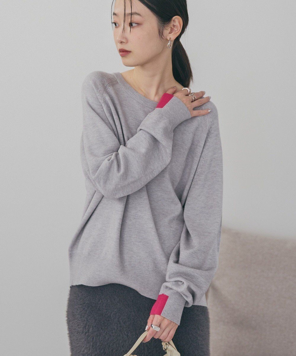 【アメリカンホリック/AMERICAN HOLIC】のバイパチラグランニットプルオーバー 人気、トレンドファッション・服の通販 founy(ファニー) ファッション Fashion レディースファッション Fashion for Women トップス・カットソー Cut & Sew Tops ニット Knit Tops & Sweaters カジュアルプルオーバー・ニットトップス Pullovers & Knit Tops / Casual Pullovers アメリカン American Style イエロー Yellow スタイリッシュ Stylish, Fashionable スラックス Slacks, Dress Pants スリーブ Sleeve, Long Sleeve / Short Sleeve セーター Sweater, Knitwear 人気 Popular, Best Seller ボトム Bottoms, Lower Wear ポケット Pocket, Pocket Detail A/W・秋冬 Autumn/Winter おすすめ Recommended / Our Picks other-1|ID: prp329100004807736 ipo3291000000034888419