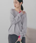 【アメリカンホリック/AMERICAN HOLIC】のバイパチラグランニットプルオーバー 人気、トレンドファッション・服の通販 founy(ファニー) ファッション Fashion レディースファッション Fashion for Women トップス・カットソー Cut & Sew Tops ニット Knit Tops & Sweaters カジュアルプルオーバー・ニットトップス Pullovers & Knit Tops / Casual Pullovers アメリカン American Style イエロー Yellow スタイリッシュ Stylish, Fashionable スラックス Slacks, Dress Pants スリーブ Sleeve, Long Sleeve / Short Sleeve セーター Sweater, Knitwear 人気 Popular, Best Seller ボトム Bottoms, Lower Wear ポケット Pocket, Pocket Detail A/W・秋冬 Autumn/Winter おすすめ Recommended / Our Picks thumbnail Light Gray Mixture|ID: prp329100004807736 ipo3291000000034888420