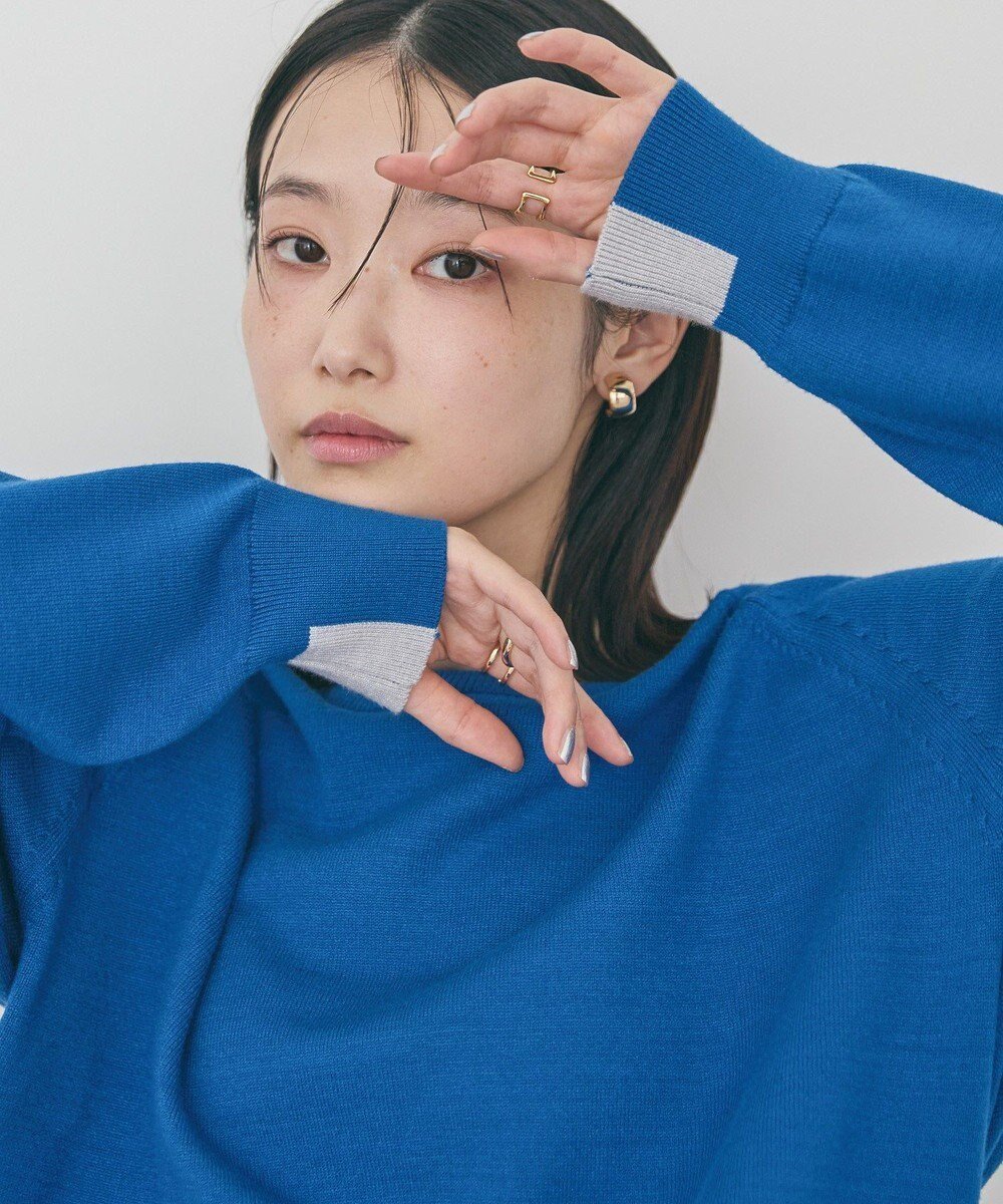 【アメリカンホリック/AMERICAN HOLIC】のバイパチラグランニットプルオーバー インテリア・キッズ・メンズ・レディースファッション・服の通販 founy(ファニー) ファッション Fashion レディースファッション Fashion for Women トップス・カットソー Cut & Sew Tops ニット Knit Tops & Sweaters カジュアルプルオーバー・ニットトップス Pullovers & Knit Tops / Casual Pullovers アメリカン American Style イエロー Yellow スタイリッシュ Stylish, Fashionable スラックス Slacks, Dress Pants スリーブ Sleeve, Long Sleeve / Short Sleeve セーター Sweater, Knitwear 人気 Popular, Best Seller ボトム Bottoms, Lower Wear ポケット Pocket, Pocket Detail A/W・秋冬 Autumn/Winter おすすめ Recommended / Our Picks Blue|ID: prp329100004807736 ipo3291000000034888422