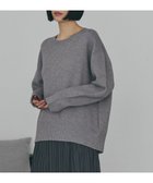 【アメリカンホリック/AMERICAN HOLIC】のバイパチ前振りニットプルオーバー Gray Mixture|ID: prp329100004807738 ipo3291000000035608253