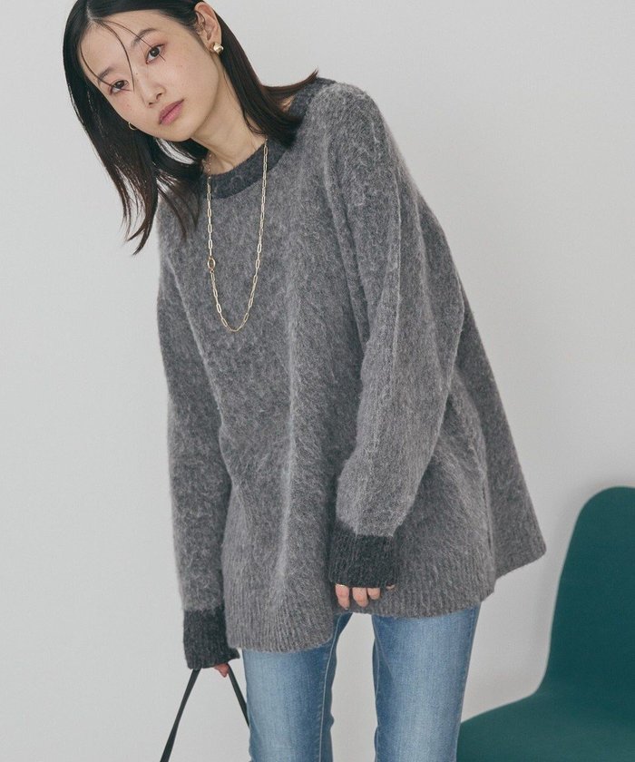 【アメリカンホリック/AMERICAN HOLIC】の起毛バイカラーニットプルオーバー インテリア・キッズ・メンズ・レディースファッション・服の通販 founy(ファニー) https://founy.com/ ファッション Fashion レディースファッション Fashion for Women トップス・カットソー Cut & Sew Tops ニット Knit Tops & Sweaters カジュアルプルオーバー・ニットトップス Pullovers & Knit Tops / Casual Pullovers アメリカン American Style シンプル Simple, Minimal スタイリッシュ Stylish, Fashionable スリット Slit, Slit Detail セーター Sweater, Knitwear フォルム Silhouette, Form ボトム Bottoms, Lower Wear ポケット Pocket, Pocket Detail リラックス Relax, Relaxed Fit A/W・秋冬 Autumn/Winter おすすめ Recommended / Our Picks |ID: prp329100004807741 ipo3291000000035635876