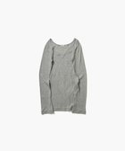 【エイトン/ATON】のCOMPACT RIB ロングスリーブTシャツ 人気、トレンドファッション・服の通販 founy(ファニー) ファッション Fashion レディースファッション Fashion for Women トップス・カットソー Cut & Sew Tops シャツ・ブラウス・オフィスカジュアル Elegant Blouses & Button-Ups ロングTシャツ・Tシャツ Longline T-Shirts & Tees カットソー・ベーシックTシャツ Cut-and-Sewn Tops / Stretch Tees & Basics カットソー Cut and Sewn Top シンプル Simple, Minimal スリーブ Sleeve, Long Sleeve / Short Sleeve タンク Tank Top, Sleeveless Top フィット Fit, Slim Fit ロング Long, Long-Length 夏 Summer 春 Spring S/S・春夏 SS, Spring/Summer, Warm Season thumbnail TOP GRAY|ID: prp329100004807744 ipo3291000000034888458