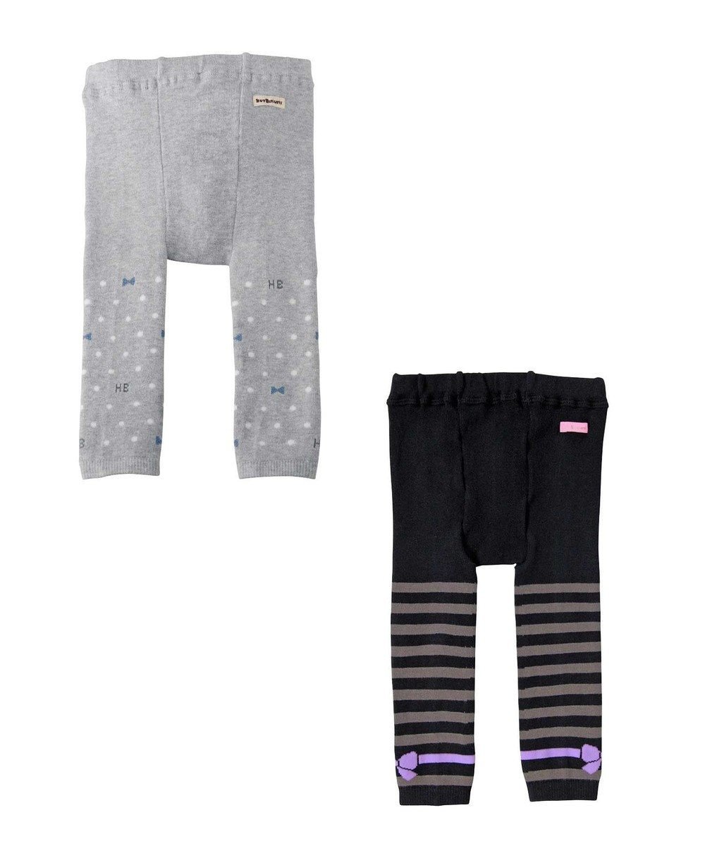 【ミキハウスホットビスケッツ/MIKI HOUSE HOT BISCUITS / KIDS】のレギンス2枚セット インテリア・キッズ・メンズ・レディースファッション・服の通販 founy(ファニー) 　ファッション　Fashion　キッズファッション　Fashion for Kids　おすすめ　Recommended / Our Picks　ギフト プレゼント　Gift / Present　ベビー　Baby, Babywear　レギンス　Leggings, Stretch Pants　夏　Summer　S/S・春夏　SS, Spring/Summer, Warm Season　A/W・秋冬　Autumn/Winter　黒×白|ID: prp329100004807749 ipo3291000000034888472