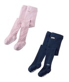 【ミキハウスホットビスケッツ/MIKI HOUSE HOT BISCUITS / KIDS】のタイツ2枚セット 人気、トレンドファッション・服の通販 founy(ファニー) ファッション Fashion キッズファッション Fashion for Kids おすすめ Recommended / Our Picks ギフト プレゼント Gift / Present シンプル Simple, Minimal ストッキング Stockings, Sheer Tights タイツ Tights, Legwear ベビー Baby, Babywear 夏 Summer S/S・春夏 SS, Spring/Summer, Warm Season A/W・秋冬 Autumn/Winter thumbnail 紺×ピンク|ID: prp329100004807756 ipo3291000000035522170