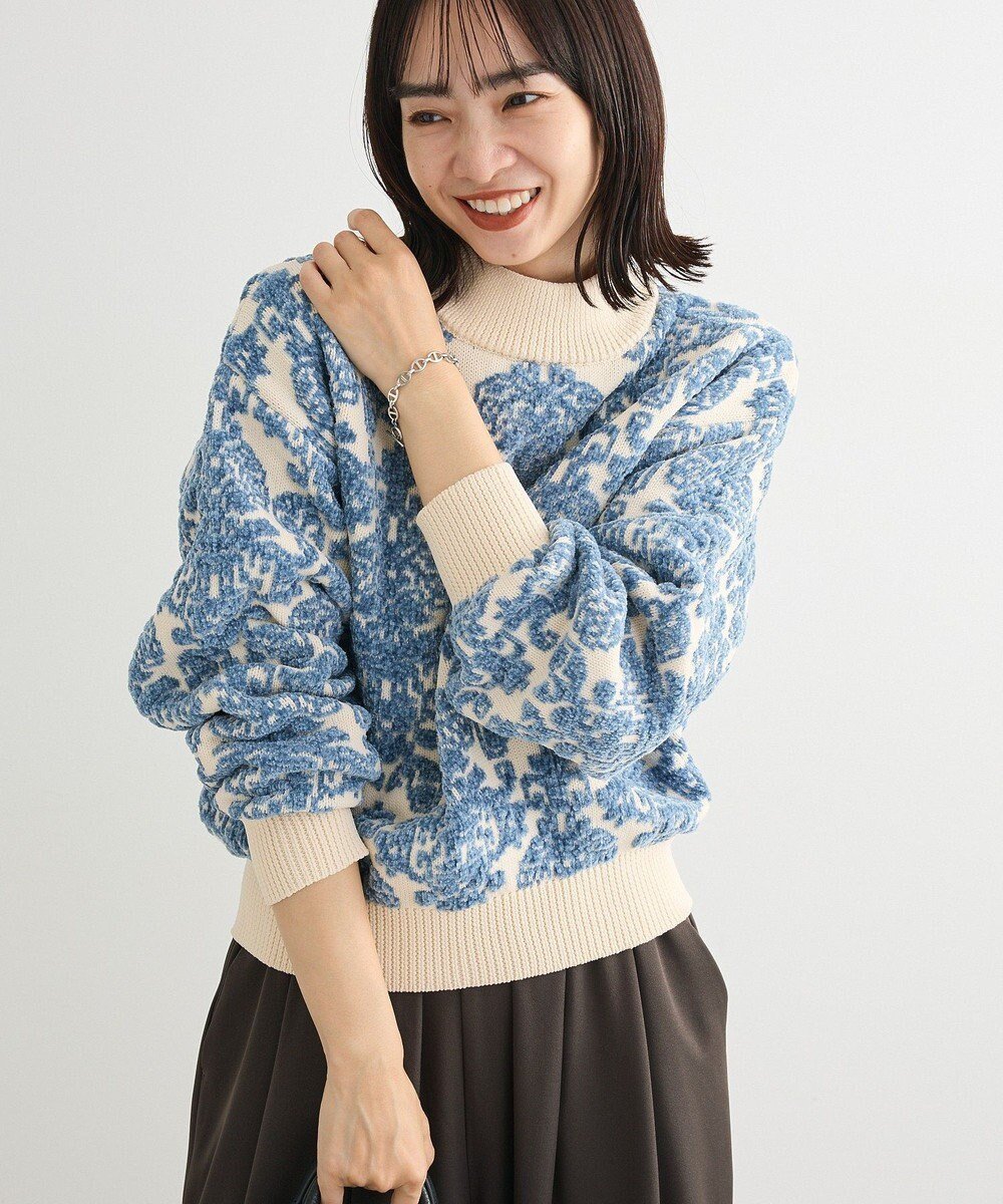 【グリーンパークス/Green Parks】の・swing by アラベスクジャカードニット 人気、トレンドファッション・服の通販 founy(ファニー) ファッション Fashion レディースファッション Fashion for Women トップス・カットソー Cut & Sew Tops ニット Knit Tops & Sweaters おすすめ Recommended / Our Picks クラシカル Classical, Vintage-Inspired シンプル Simple, Minimal スタイリッシュ Stylish, Fashionable セーター Sweater, Knitwear ポケット Pocket, Pocket Detail エレガント 上品 Elegant A/W・秋冬 Autumn/Winter other-1|ID: prp329100004807771 ipo3291000000034888578