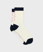 【ポール スミス/Paul Smith】のリブ バックロゴ ソックス 人気、トレンドファッション・服の通販 founy(ファニー) ファッション Fashion レディースファッション Fashion for Women バッグ Bags ソックス&靴下 Socks & Hosiery レッグウェア・ストッキング Legwear & Hosiery おすすめ Recommended / Our Picks ギフト プレゼント Gift / Present ソックス Socks, Hosiery thumbnail オフホワイト|ID: prp329100004807776 ipo3291000000034888600