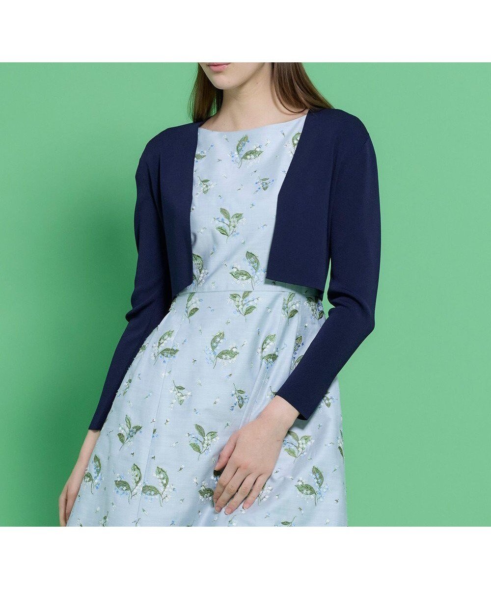 【トッカ/TOCCA】のSQUARE BOLERO ボレロ インテリア・キッズ・メンズ・レディースファッション・服の通販 founy(ファニー) 　ファッション　Fashion　レディースファッション　Fashion for Women　アウター　Coat / Outerwear Collection　ボレロ・ショート丈ジャケット / ドレス羽織りに　Boleros & Short Jackets　おすすめ　Recommended / Our Picks　コンパクト　Compact, Small Size　スクエア　Square, Square Shape　ドレス　Dress, One-Piece　ドレープ　Drape, Draping Fabric　バランス　Balance, Style Balance　フィット　Fit, Slim Fit　フォーマル　Formal, Dressy　ボレロ　Bolero, Short Cardigan　夏　Summer　定番　Standard, Basic Item　S/S・春夏　SS, Spring/Summer, Warm Season　A/W・秋冬　Autumn/Winter　ビジネス 仕事 通勤　Business / Work / Commuting　ネイビー系|ID: prp329100004807779 ipo3291000000035147754