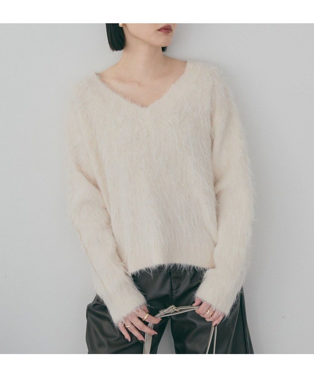 【アメリカンホリック/AMERICAN HOLIC】の起毛シャギールーズニットプルオーバー 人気、トレンドファッション・服の通販 founy(ファニー) 　ファッション　Fashion　レディースファッション　Fashion for Women　トップス・カットソー　Cut & Sew Tops　ニット　Knit Tops & Sweaters　カジュアルプルオーバー・ニットトップス　Pullovers & Knit Tops / Casual Pullovers　アメリカン　American Style　スタイリッシュ　Stylish, Fashionable　セーター　Sweater, Knitwear　タートルネック　Turtleneck, High Neck　フォルム　Silhouette, Form　ヘムライン　Hemline, Bottom Cut　ポケット　Pocket, Pocket Detail　A/W・秋冬　Autumn/Winter　おすすめ　Recommended / Our Picks　 other-1|ID: prp329100004807780 ipo3291000000034888612