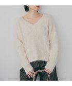 【アメリカンホリック/AMERICAN HOLIC】の起毛シャギールーズニットプルオーバー Ivory|ID: prp329100004807780 ipo3291000000035395599