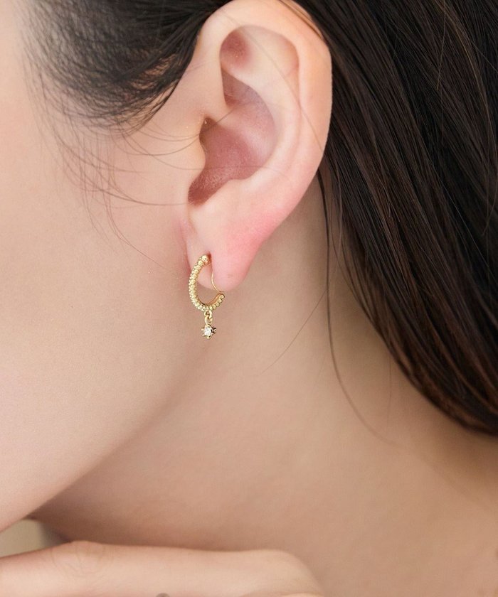 【フィービィー/phoebe】の〈痛くないシリーズ/金属アレルギー対応〉ミルキースパークライトフィットイヤリング/ニッケルフリー/星 インテリア・キッズ・メンズ・レディースファッション・服の通販 founy(ファニー) https://founy.com/ ファッション Fashion レディースファッション Fashion for Women ジュエリー Jewelry ファッションリング Fashion Rings イヤリング・フープ・ドロップタイプ Hoop, Drop & Clip Earrings アクセサリー Fashion Accessories イヤリング Earrings ビジュー Bijou, Jewel-like Accent フープ Hoop, Hoop Earrings モチーフ Motif, Design Theme エレガント 上品 Elegant 軽量 Lightweight, Ultra Light |ID: prp329100004807789 ipo3291000000034888636