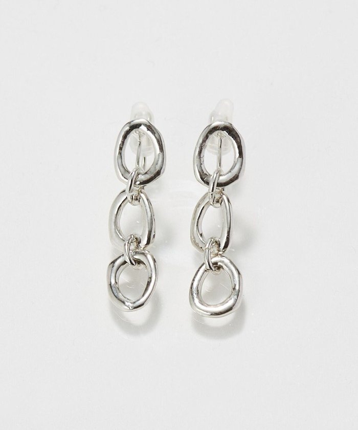 【フィービィー/phoebe】の〈痛くないシリーズ/金属アレルギー対応〉ボールドチェーンライトフィットイヤリング シルバー/ニッケルフリー インテリア・キッズ・メンズ・レディースファッション・服の通販 founy(ファニー) https://founy.com/ ファッション Fashion レディースファッション Fashion for Women ジュエリー Jewelry ファッションリング Fashion Rings イヤリング・フープ・ドロップタイプ Hoop, Drop & Clip Earrings アクセサリー Fashion Accessories イヤリング Earrings シルバー Silver, Metallic Silver スタイリッシュ Stylish, Fashionable メタル Metal, Metal Parts モチーフ Motif, Design Theme 軽量 Lightweight, Ultra Light |ID: prp329100004807792 ipo3291000000034888642