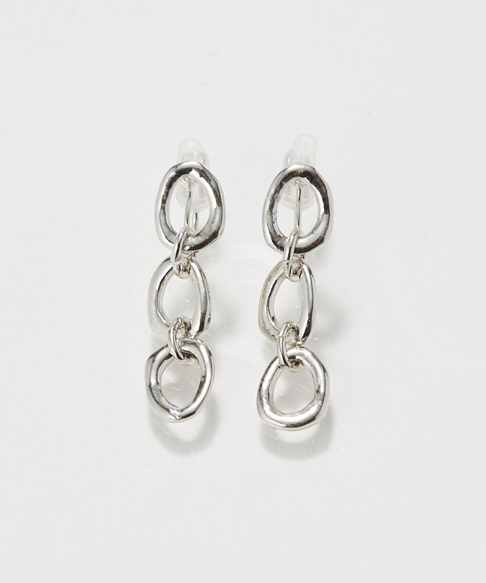 【フィービィー/phoebe】の〈痛くないシリーズ/金属アレルギー対応〉ボールドチェーンライトフィットイヤリング シルバー/ニッケルフリー インテリア・キッズ・メンズ・レディースファッション・服の通販 founy(ファニー) 　ファッション　Fashion　レディースファッション　Fashion for Women　ジュエリー　Jewelry　ファッションリング　Fashion Rings　イヤリング・フープ・ドロップタイプ　Hoop, Drop & Clip Earrings　アクセサリー　Fashion Accessories　イヤリング　Earrings　シルバー　Silver, Metallic Silver　スタイリッシュ　Stylish, Fashionable　メタル　Metal, Metal Parts　モチーフ　Motif, Design Theme　軽量　Lightweight, Ultra Light　シルバー|ID: prp329100004807792 ipo3291000000034888643