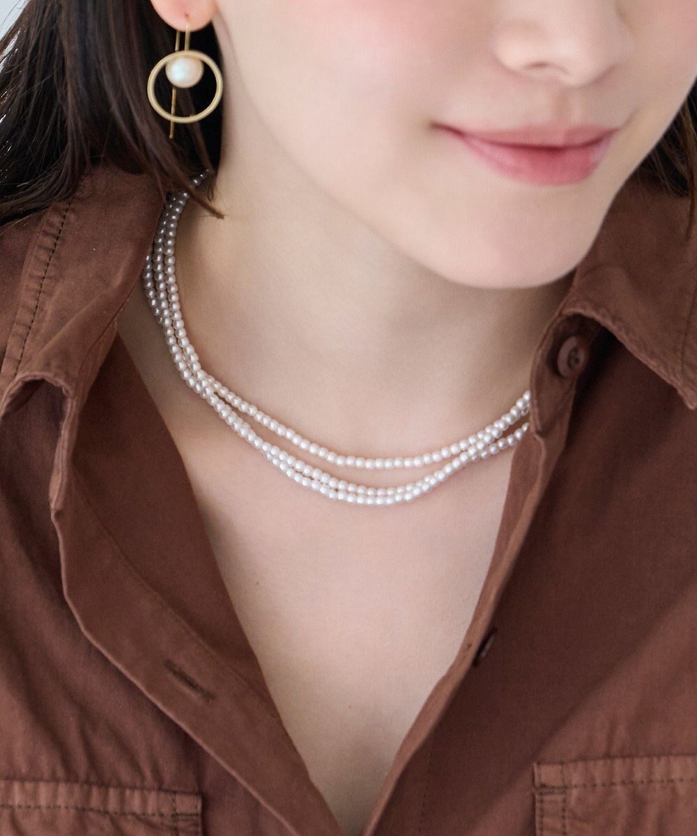 【フィービィー/phoebe】の3連ビーズパールネックレス 人気、トレンドファッション・服の通販 founy(ファニー) ファッション Fashion レディースファッション Fashion for Women ジュエリー Jewelry ネックレス Necklaces & Pendants アクセサリー Fashion Accessories ネックレス Necklace, Pendant Necklace バランス Balance, Style Balance パール Pearl, Pearl Accent other-1|ID: prp329100004807798 ipo3291000000034888654